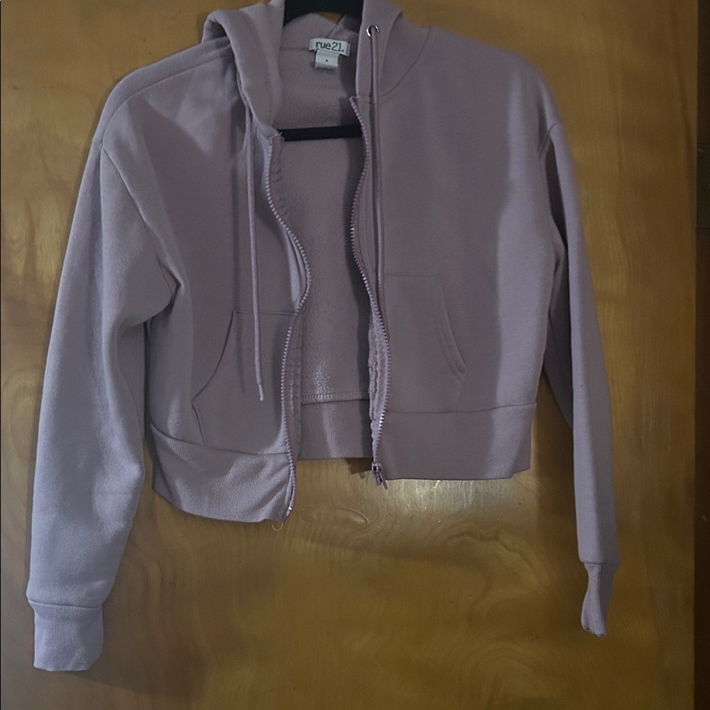 Rue21 Lavender Fleece Hoodie
